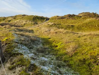 Oostnieuwkerke duinen wandeling in de koude (België)